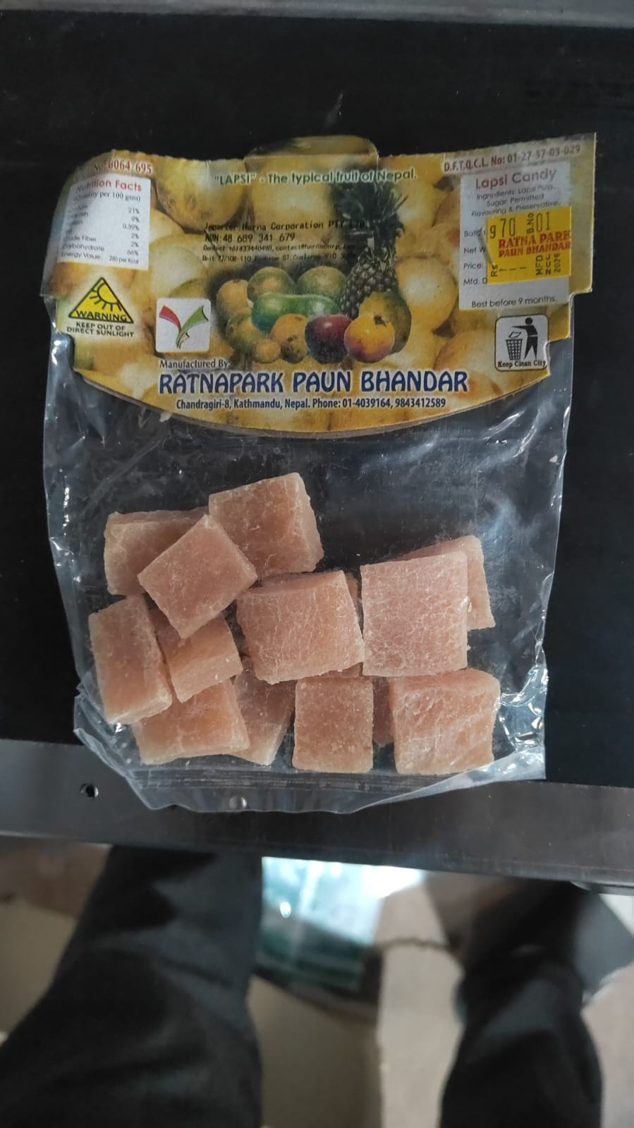 Ratnapark Lapsi Candy 70g MRP 100