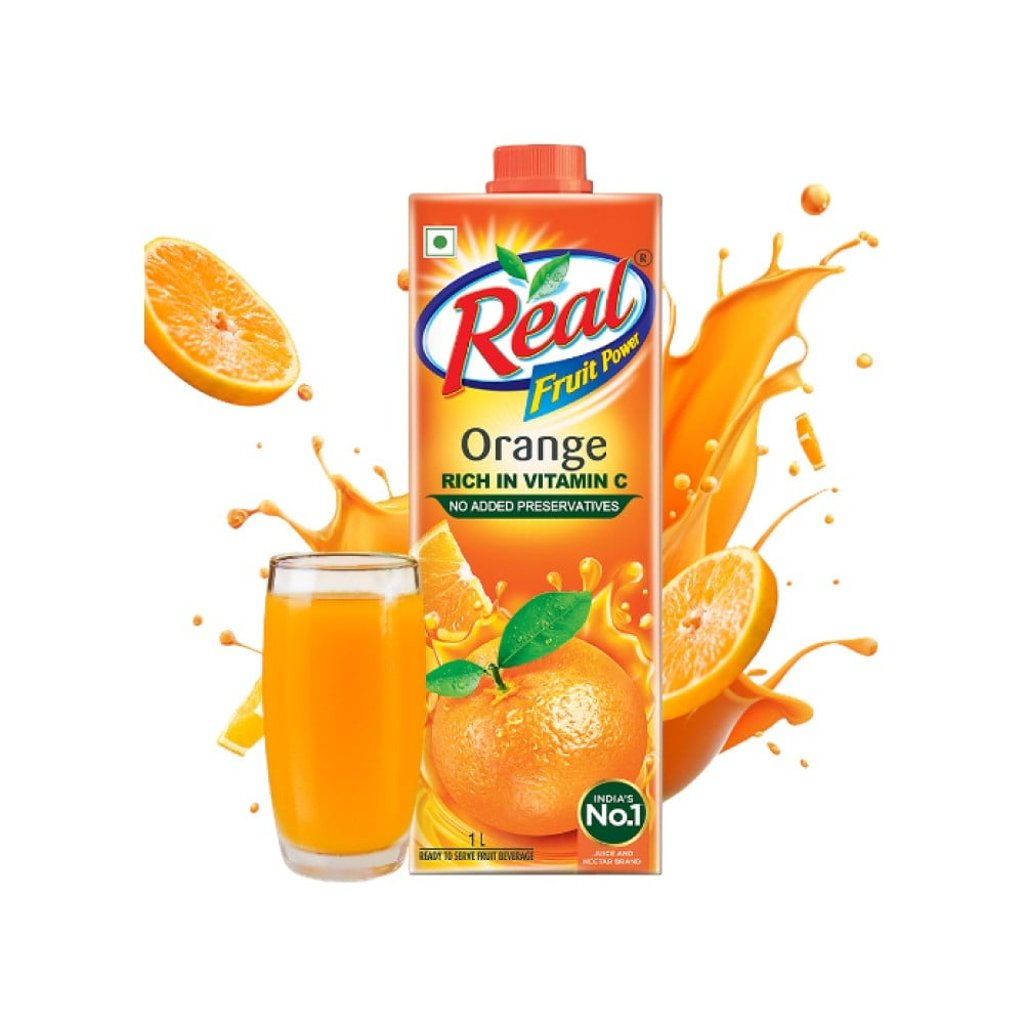Real Fruit Power Orange Fruit Juice 1L MRP 290