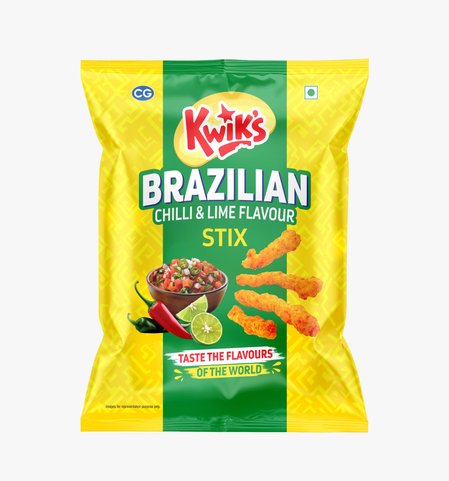Kwiks Brazilian Chiili & Lime Flavor stix MRP 50