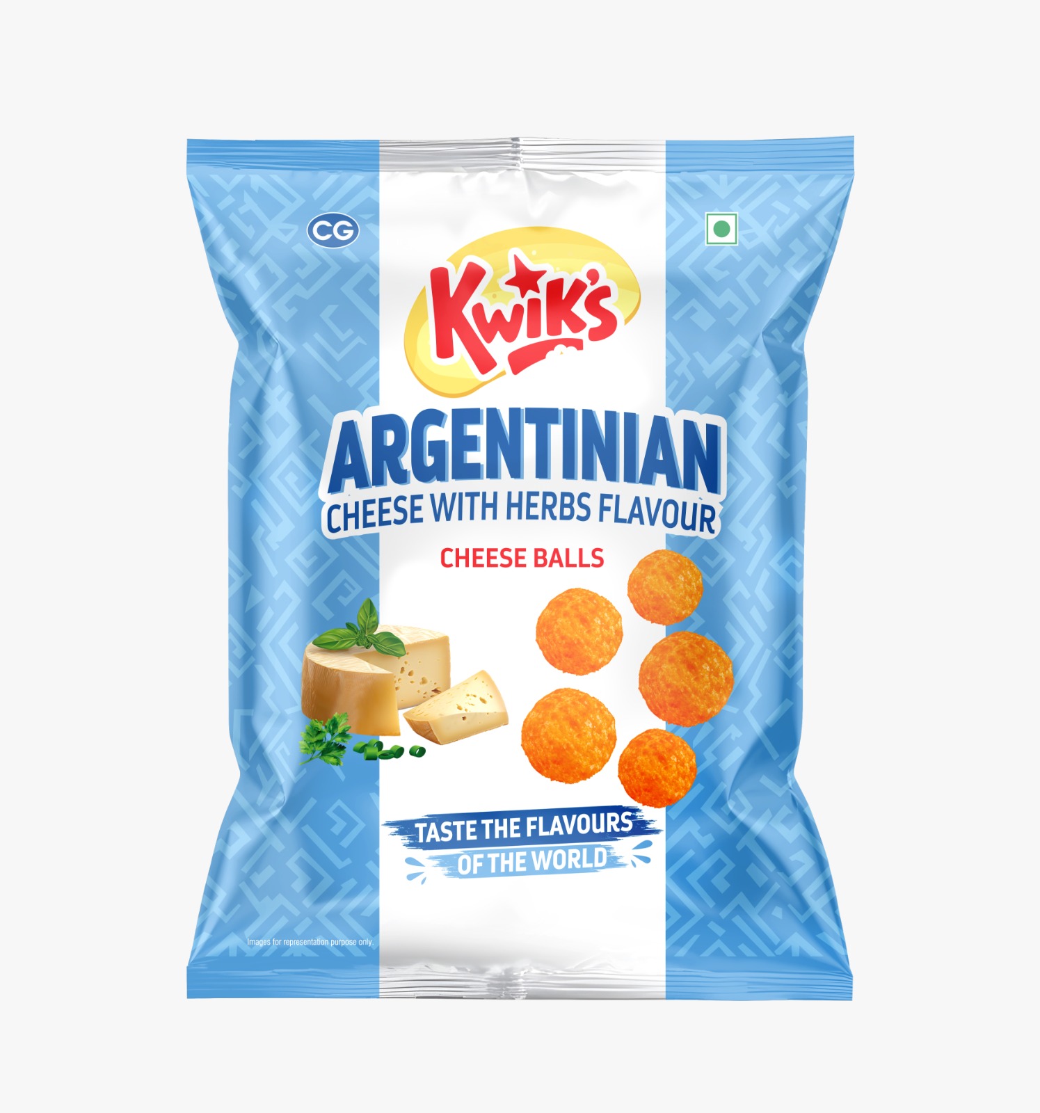 Kwiks Argentinian Cheese Herbs Flavor MRP 50