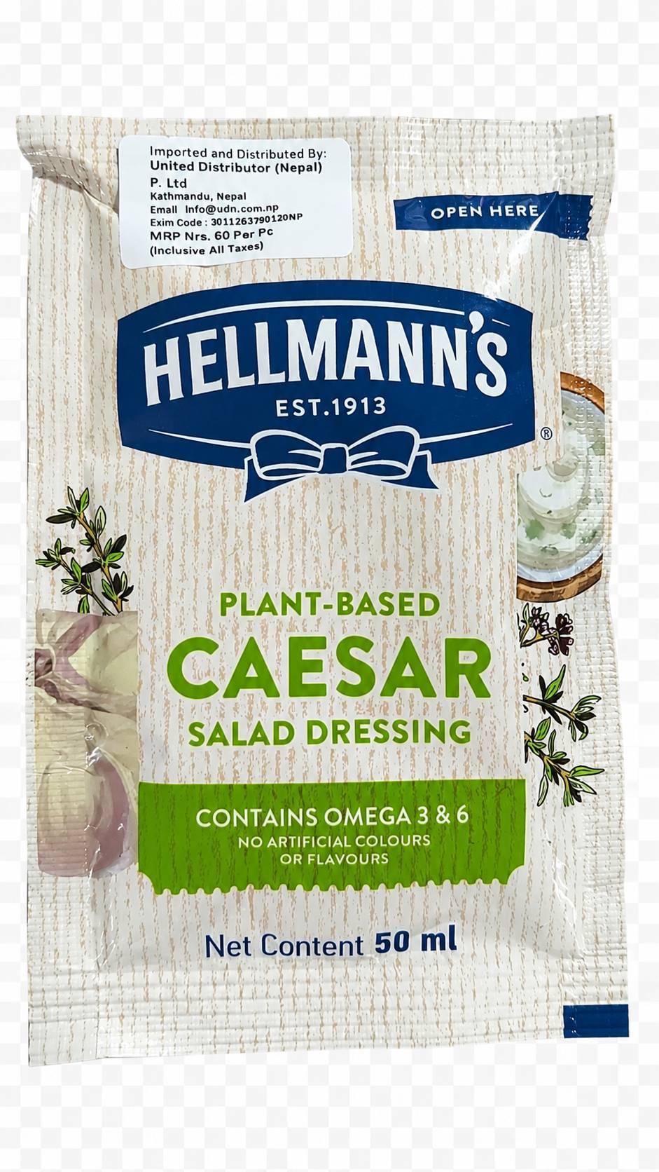 Hellmans Plant Based Caesar Salad Dressing