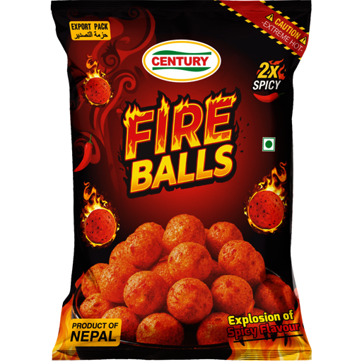 Century Fire Balls 2x Spicy 55gm MRP Rs.60