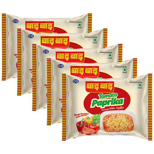 Wai Wai Tomato Paprika Noodles 75g  pack of 5