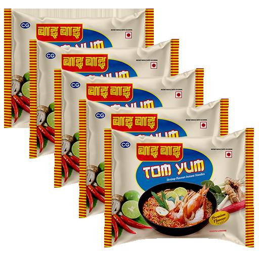 Wai Wai Tomyum Noodles 85g pack of 5