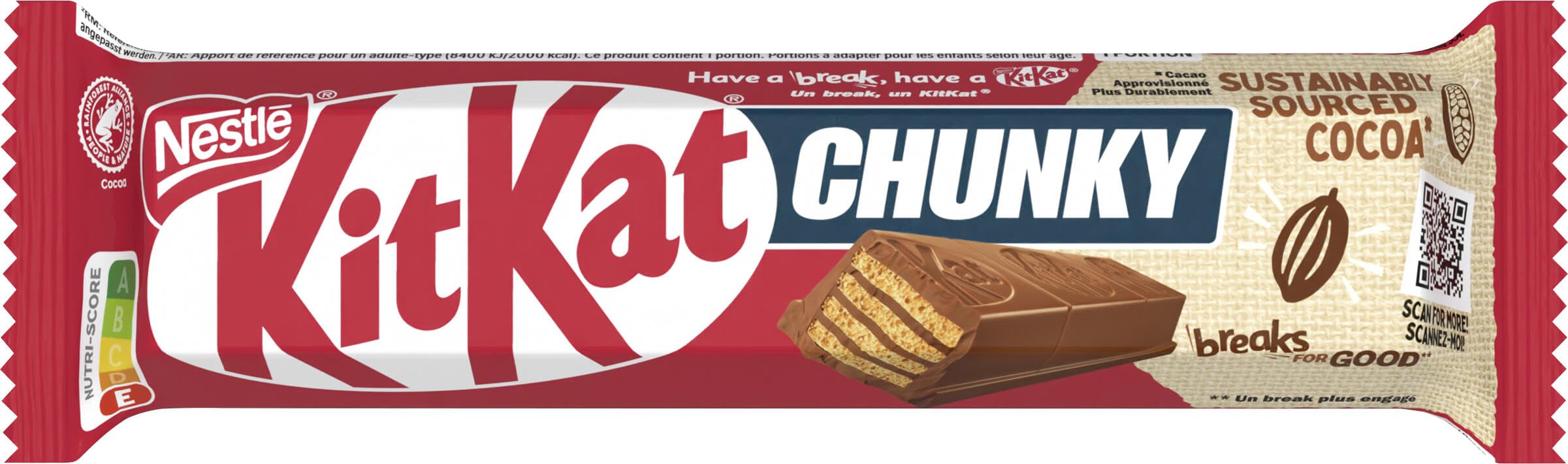 Kit Kat  Chunky Cocoa Chocolate Bar  MRP 130