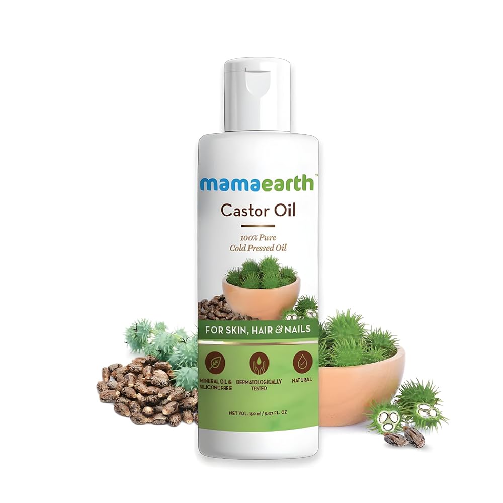 Mama Earth Castor Hair Oil 150mL MRP 478.4