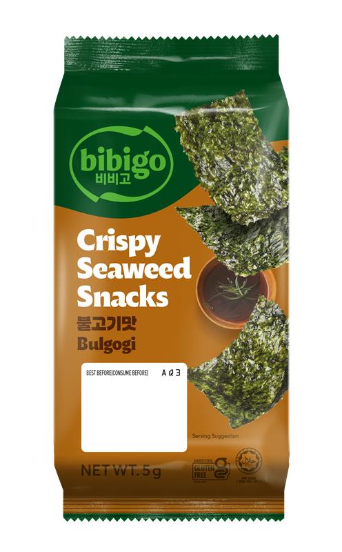 Bibigo Crispy Seaweed Snacks Bulgogi 15g MRP 428