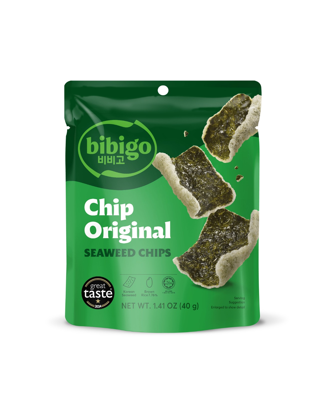 Bibigo Chip Original Seaweed Chips 40g MRP 492
