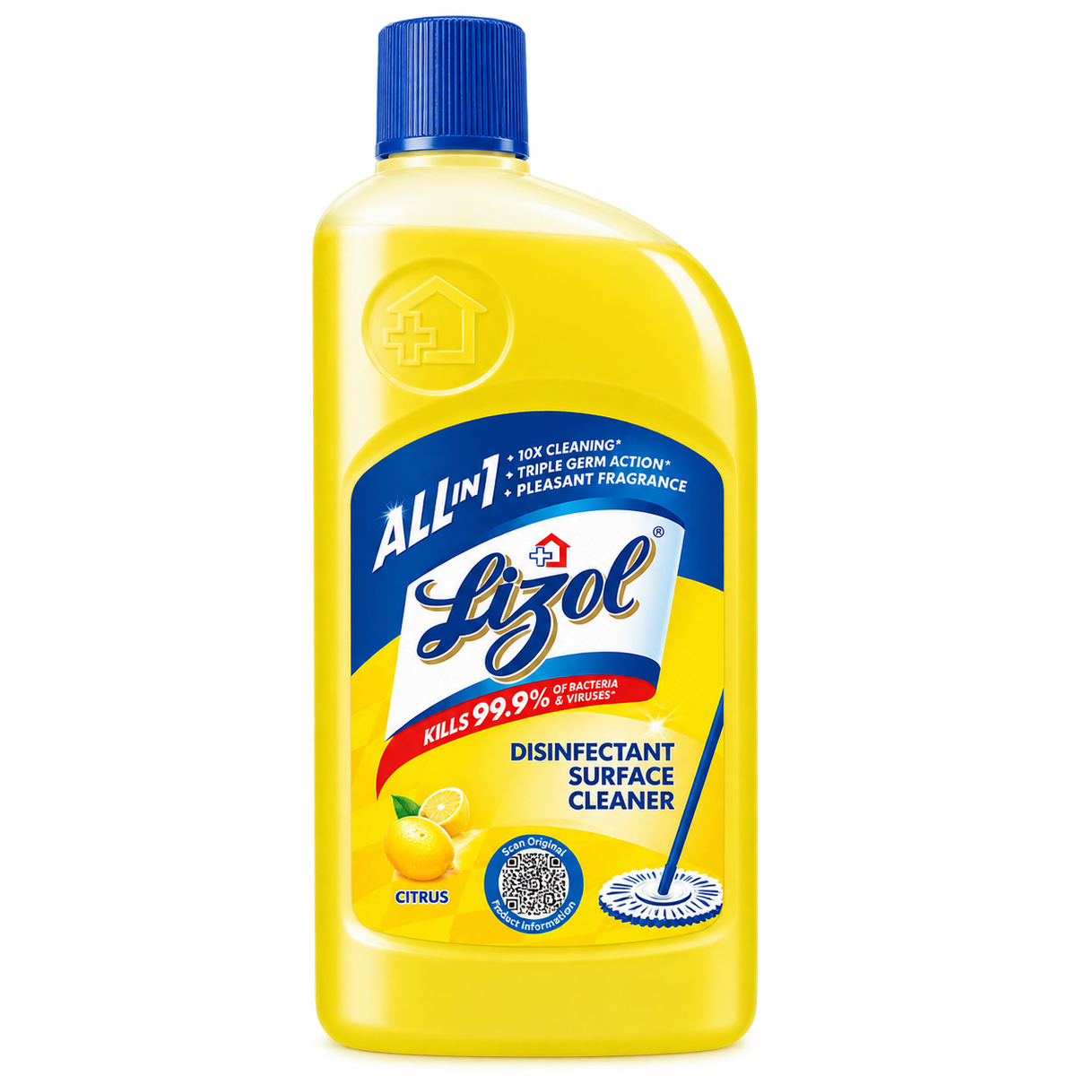 Lizol All-in-1 Citrus Disinfectant Floor Cleaner 500ml MRP 207