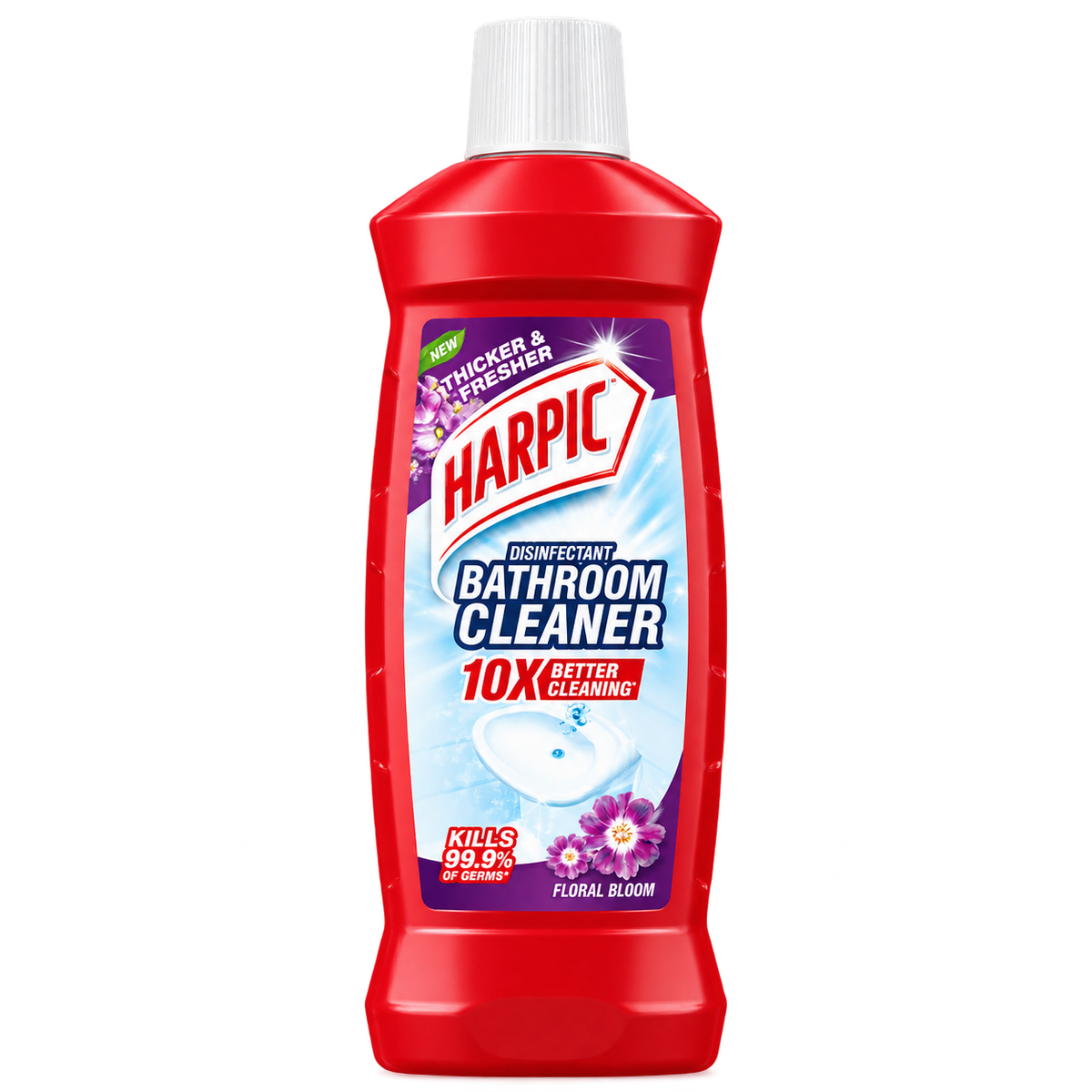 Harpic Disinfectant Bathroom Cleaner Floral Bloom Scent 500ml MRP 192