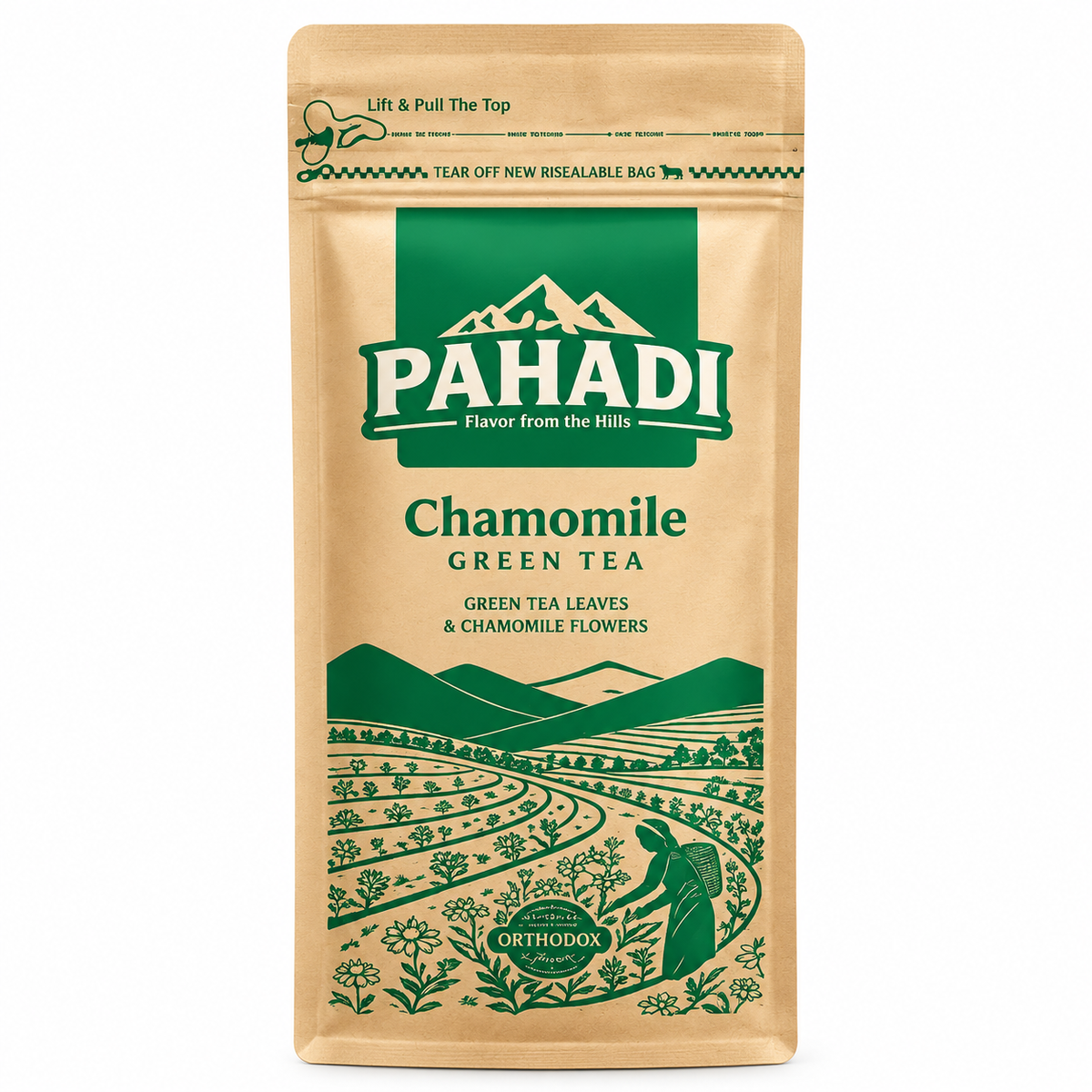 Pahadi Chamomile Green Tea (2g x 25pcs) MRP 225