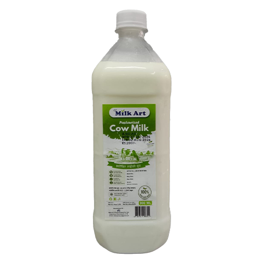 Milkart Pasteurized Milk 900ml MRP 200