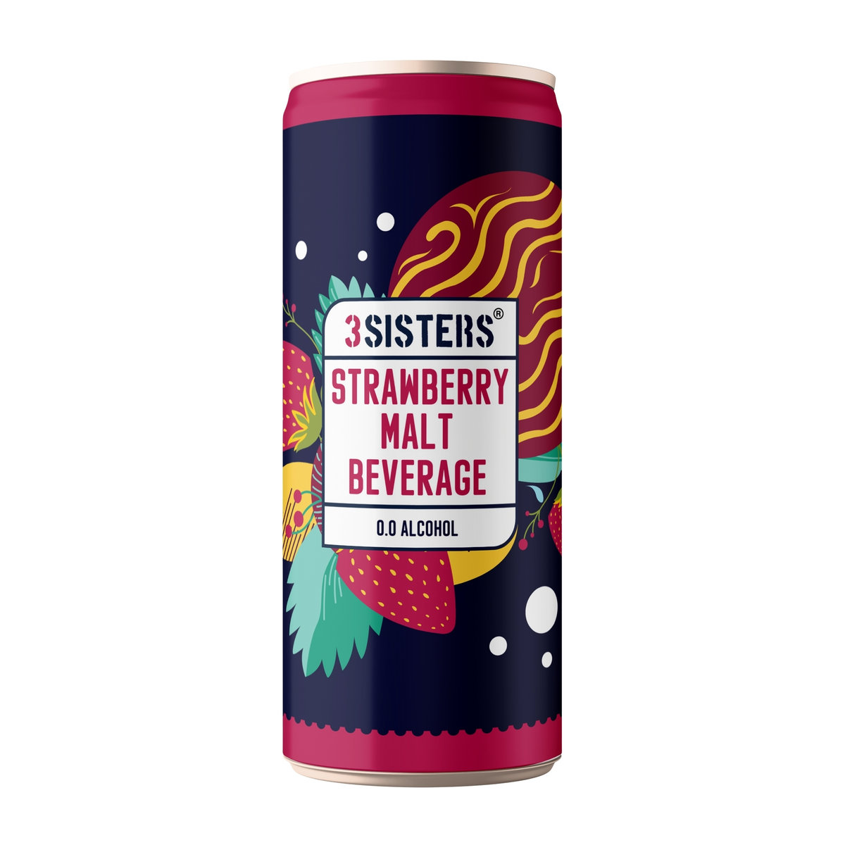 3 Sisters Malt Beverage Strawberry Flavor 250ml MRP 170