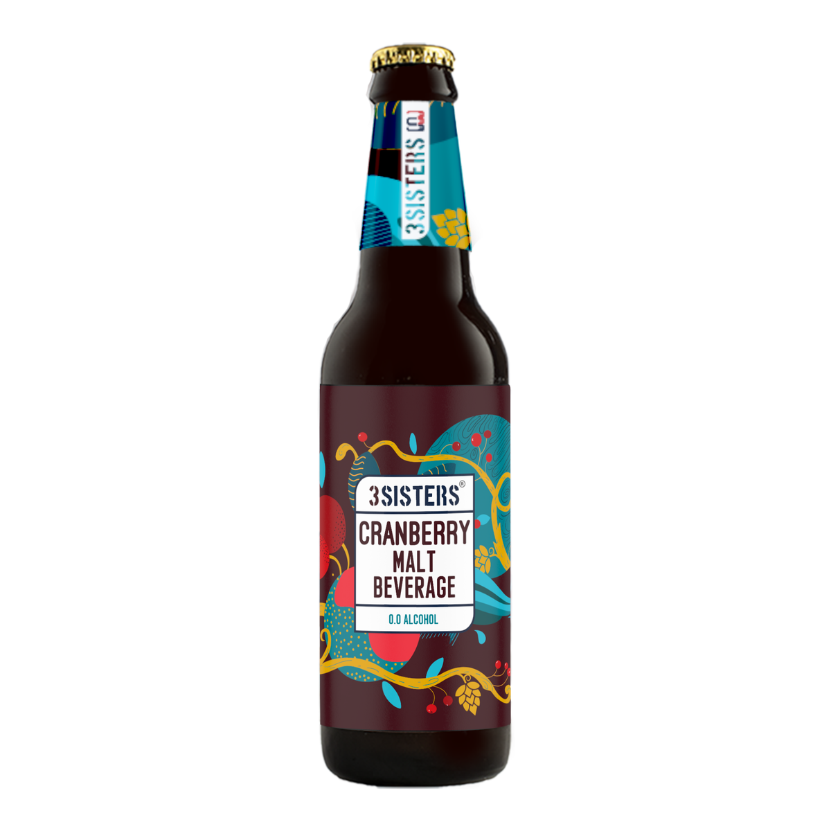 3 Sisters Malt Beverage Cranberry Flavor 330ml MRP 185