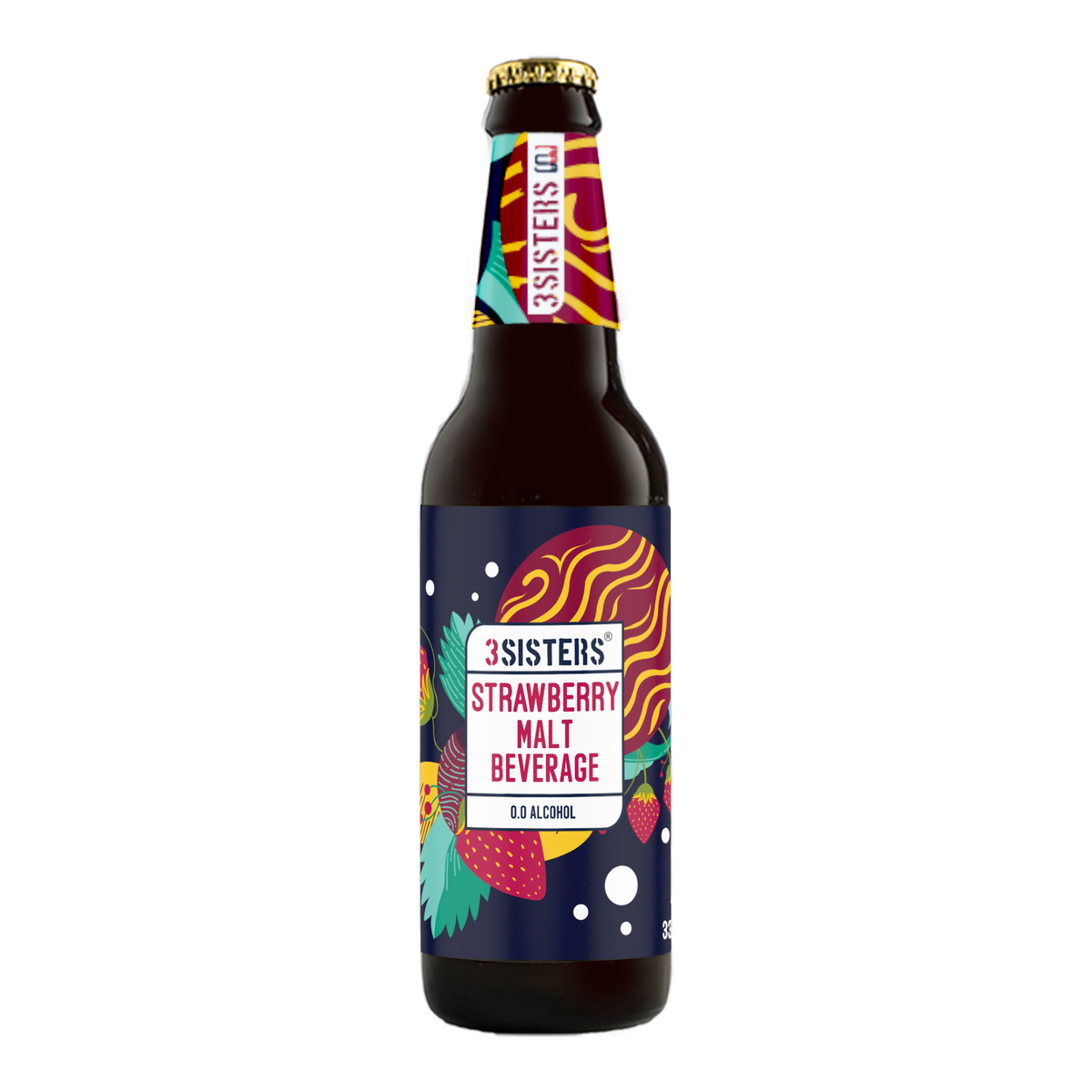 3 Sisters Malt Beverage Strawberry Flavor 330ml MRP 185