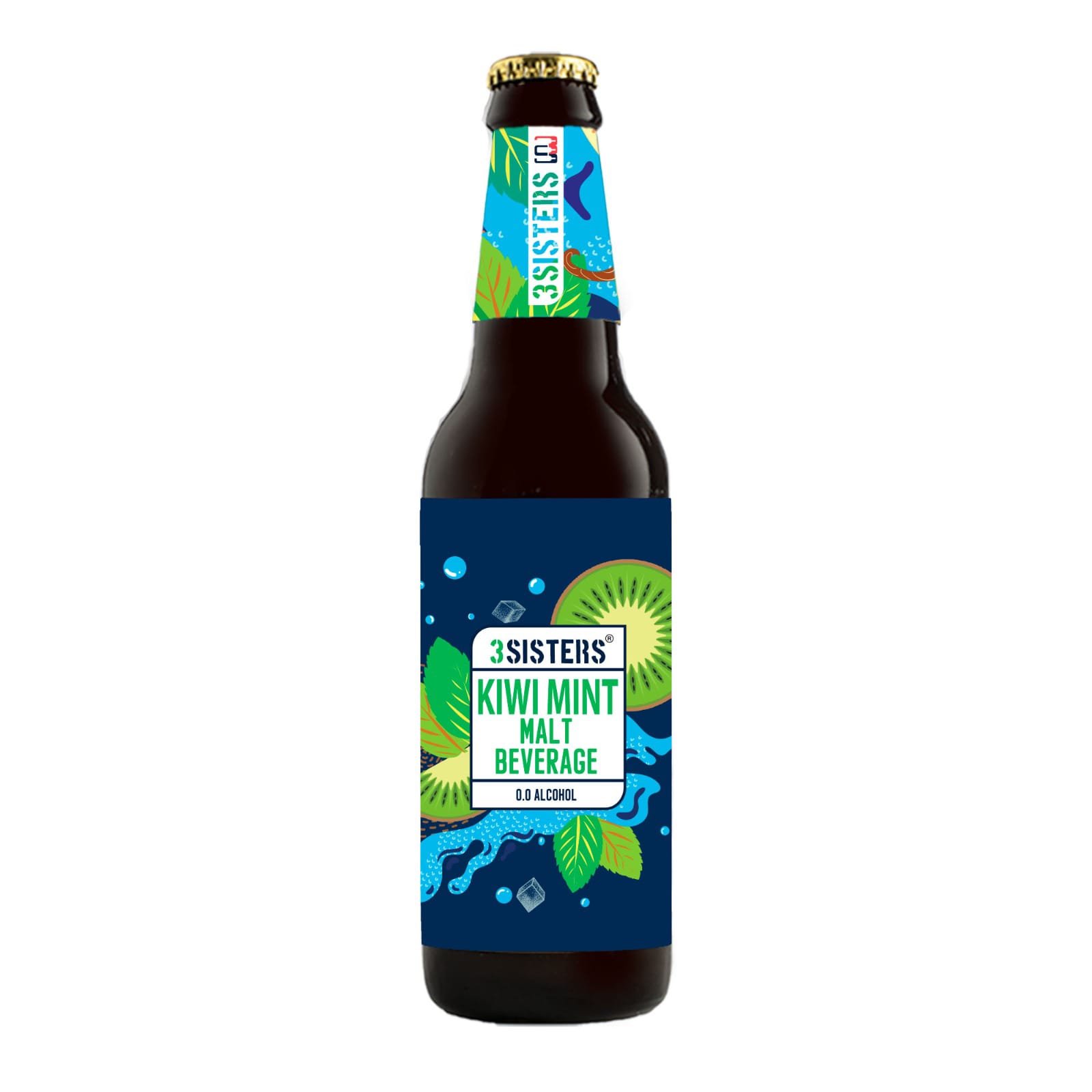 3 Sisters Malt Beverage Kiwi-Mint Flavor 330ml MRP 185