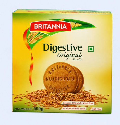 Britannia NC Digestive 500 gm Biscuits MRP 250