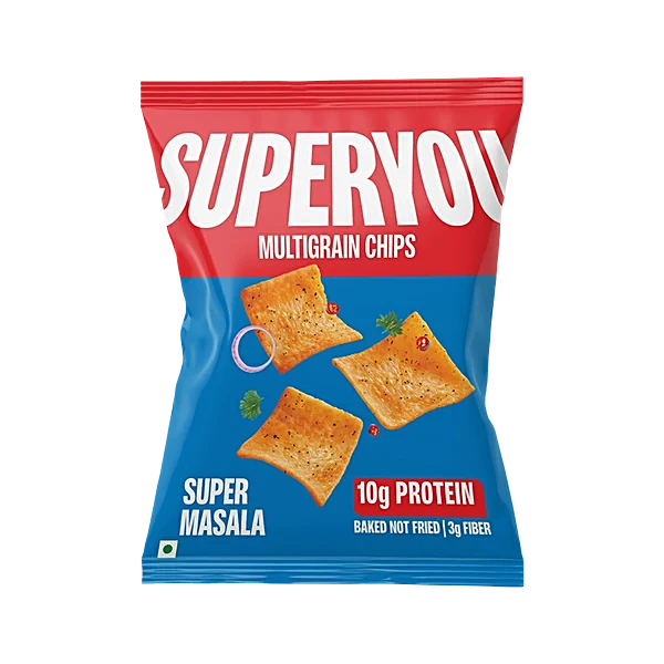 SuperYou Multigrain Chips Super Masala 40g MRP 90