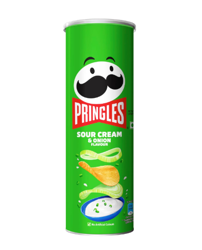 Pringles Sour Cream & Onion Chips 102g MRP 310
