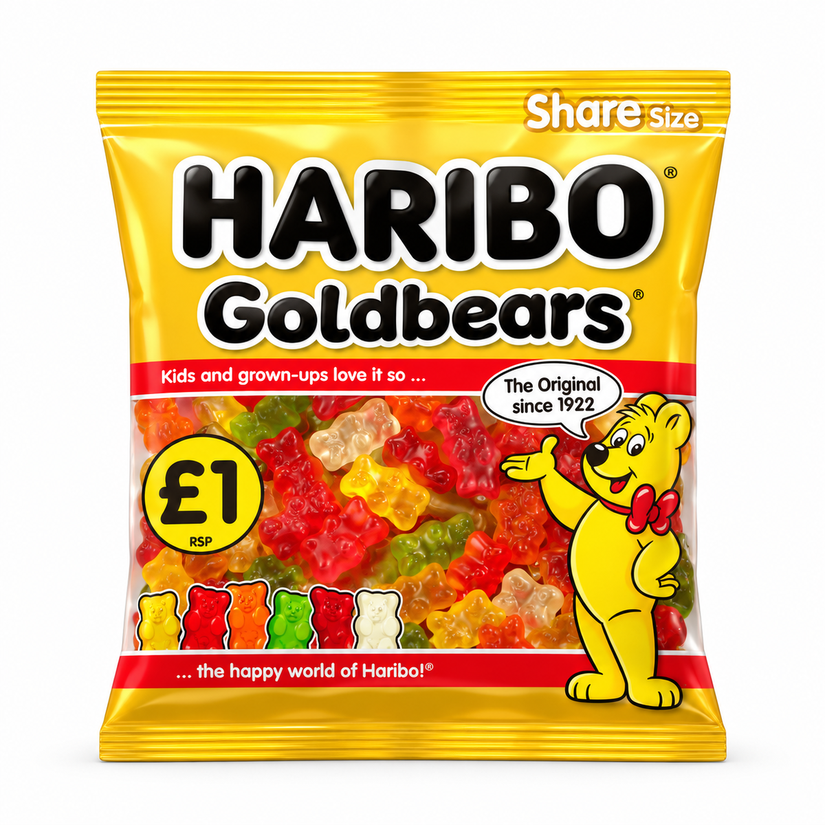 Haribo Gummy Gold Bears Chocolates 140g MRP 350