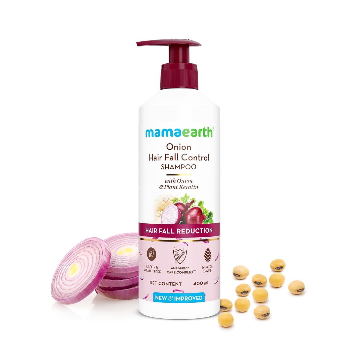 Mamaearth Onion Shampoo for Hair Growth and Hair Fall Control 400ml  MRP 958