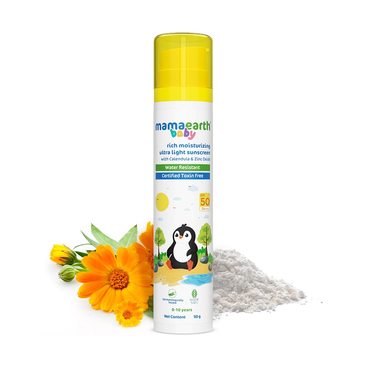 Mamaearth Baby Rich Moisturizing Ultra Light Sunscreen 50g MRP 878