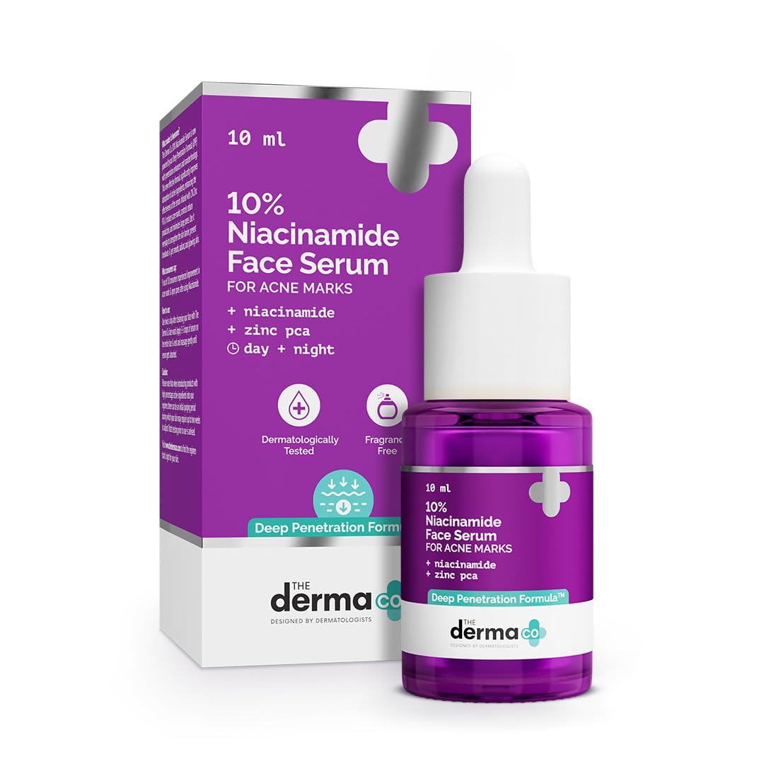 The Derma Co 10% Niacinamide Serum with 2% Zinc 10 ml MRP 398