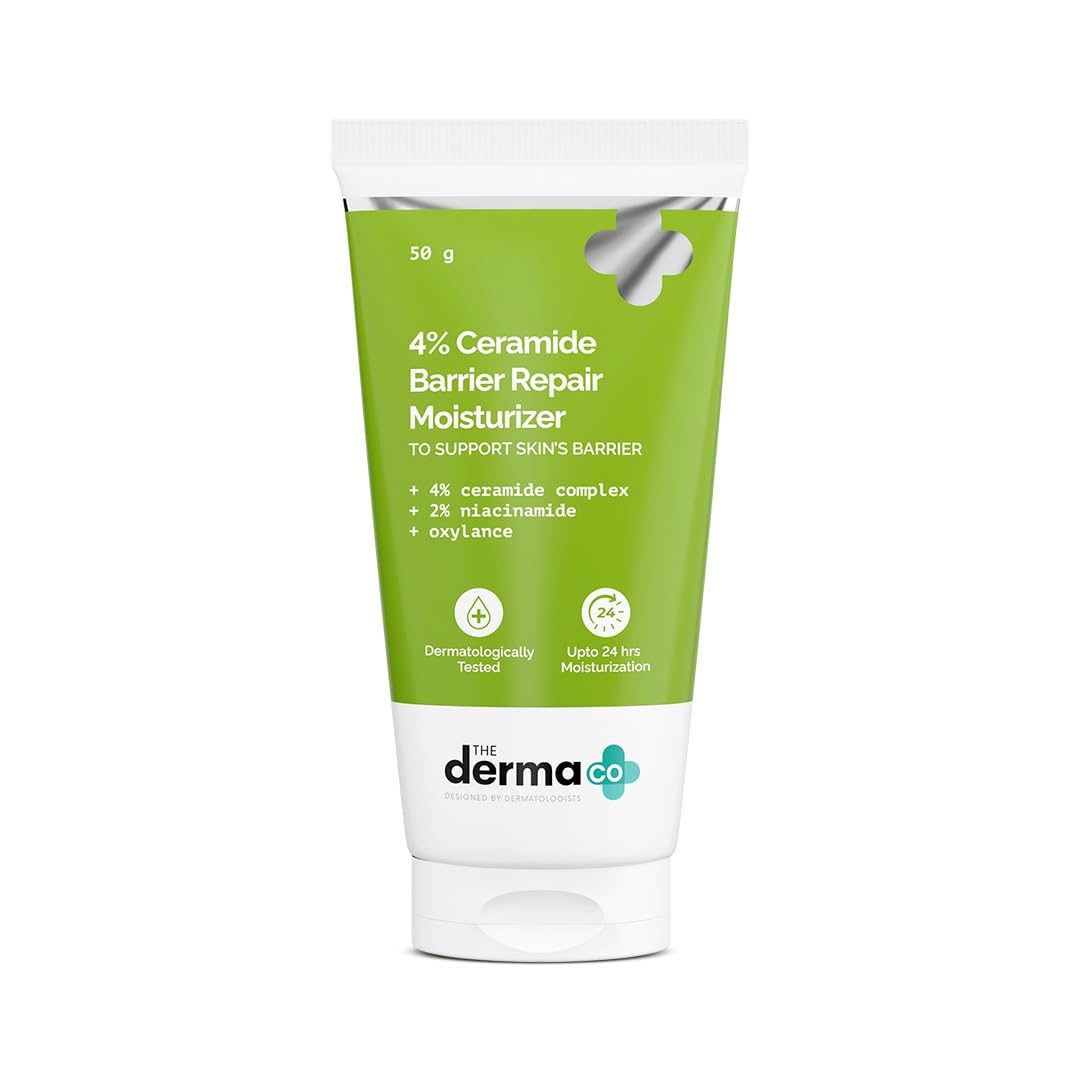 The Derma Co 4% Ceramide Barrier Repair Moisturizer 50g MRP 367