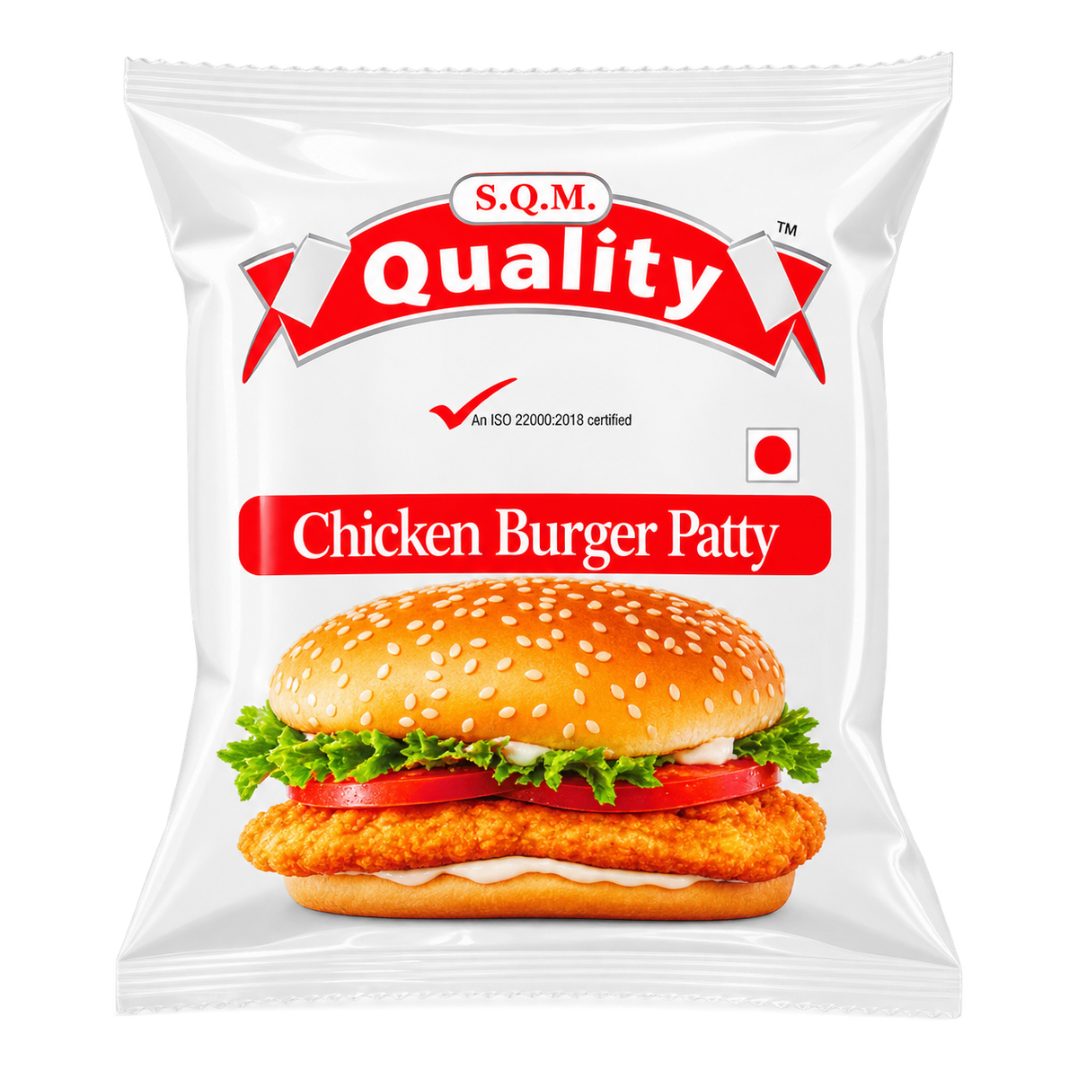 S.Q.M Frozen Chicken Burger Patty 400g MRP 440