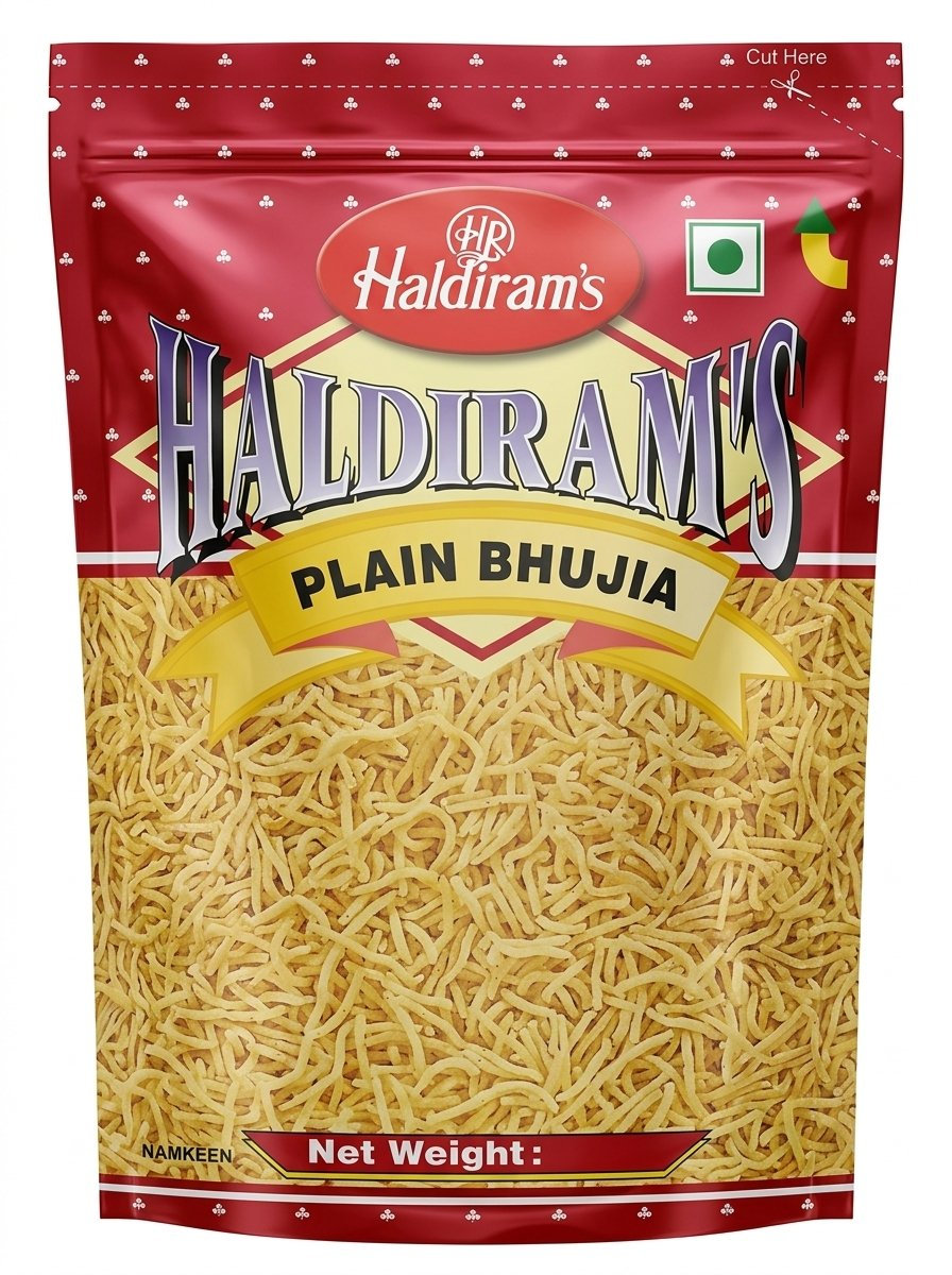Haldiram Bhujiya Plain Namkeen 360g MRP 289