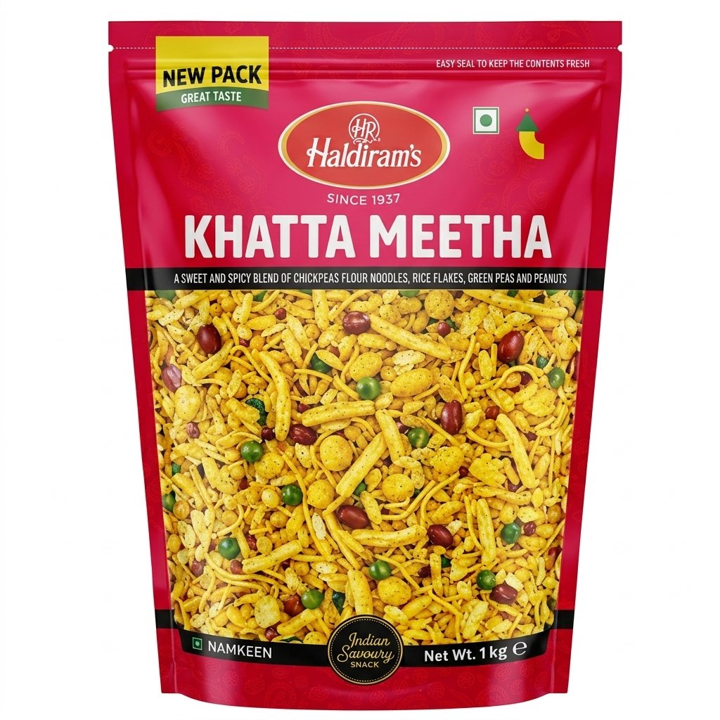 Haldiram Khatta Meetha Namkeen 1000g MRP 677