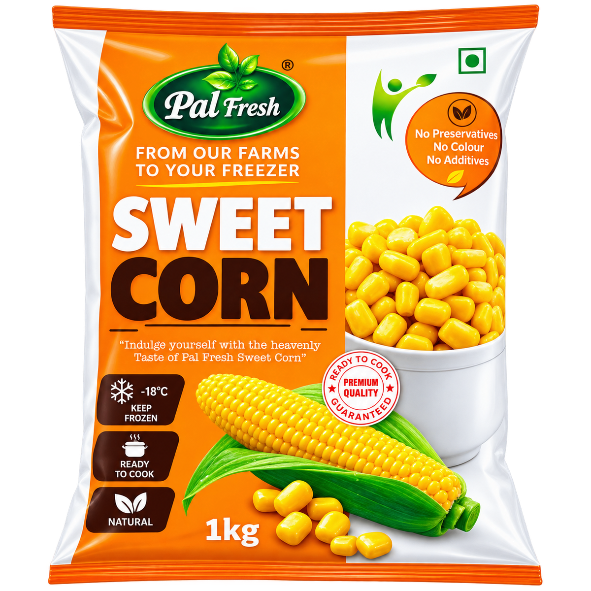 Pal Fresh Frozen Sweet Corn 1000g MRP 280