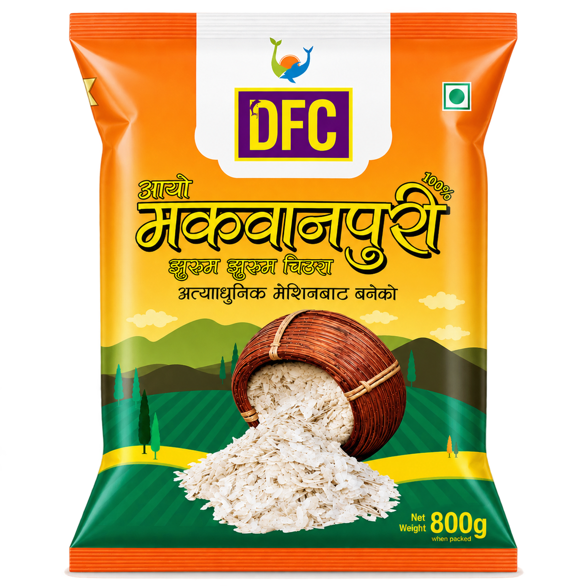 DFC Makwanpuri Jhurum Jhurum Chiura 800g 140