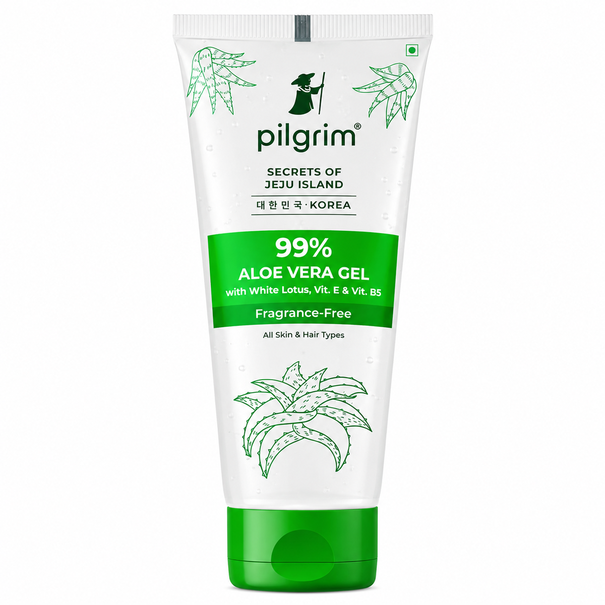 Pilgrim 99% Aloe Vera Gel Skin & Hair Types 200ml MRP 440