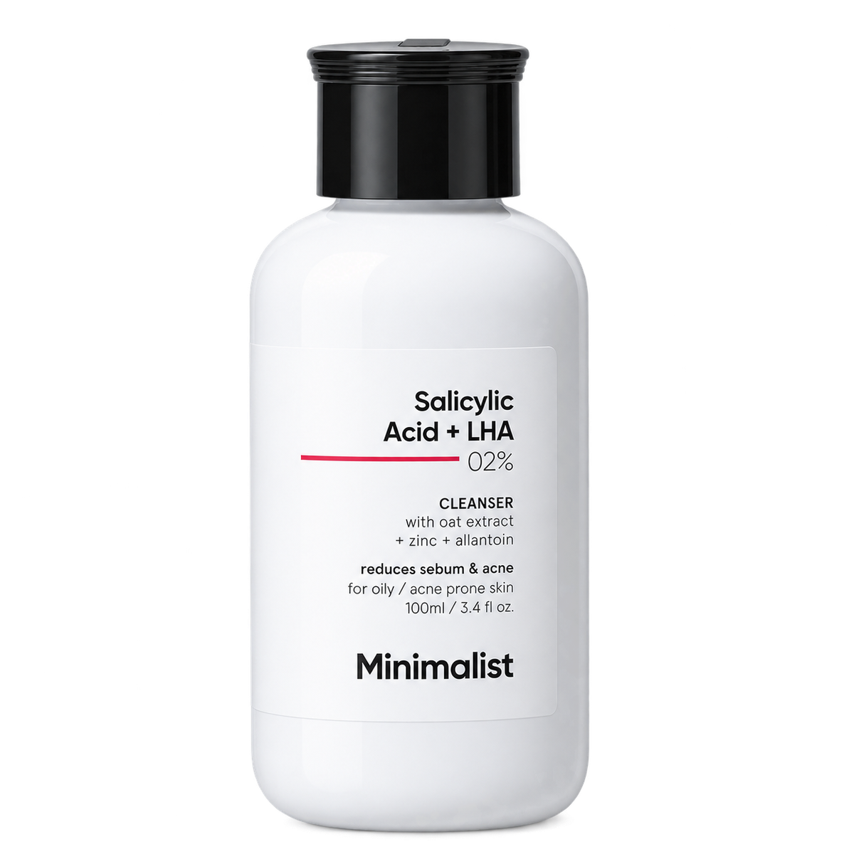 Minimalist Salicylic Acid + LHA 02% Cleanser 100ml MRP 479