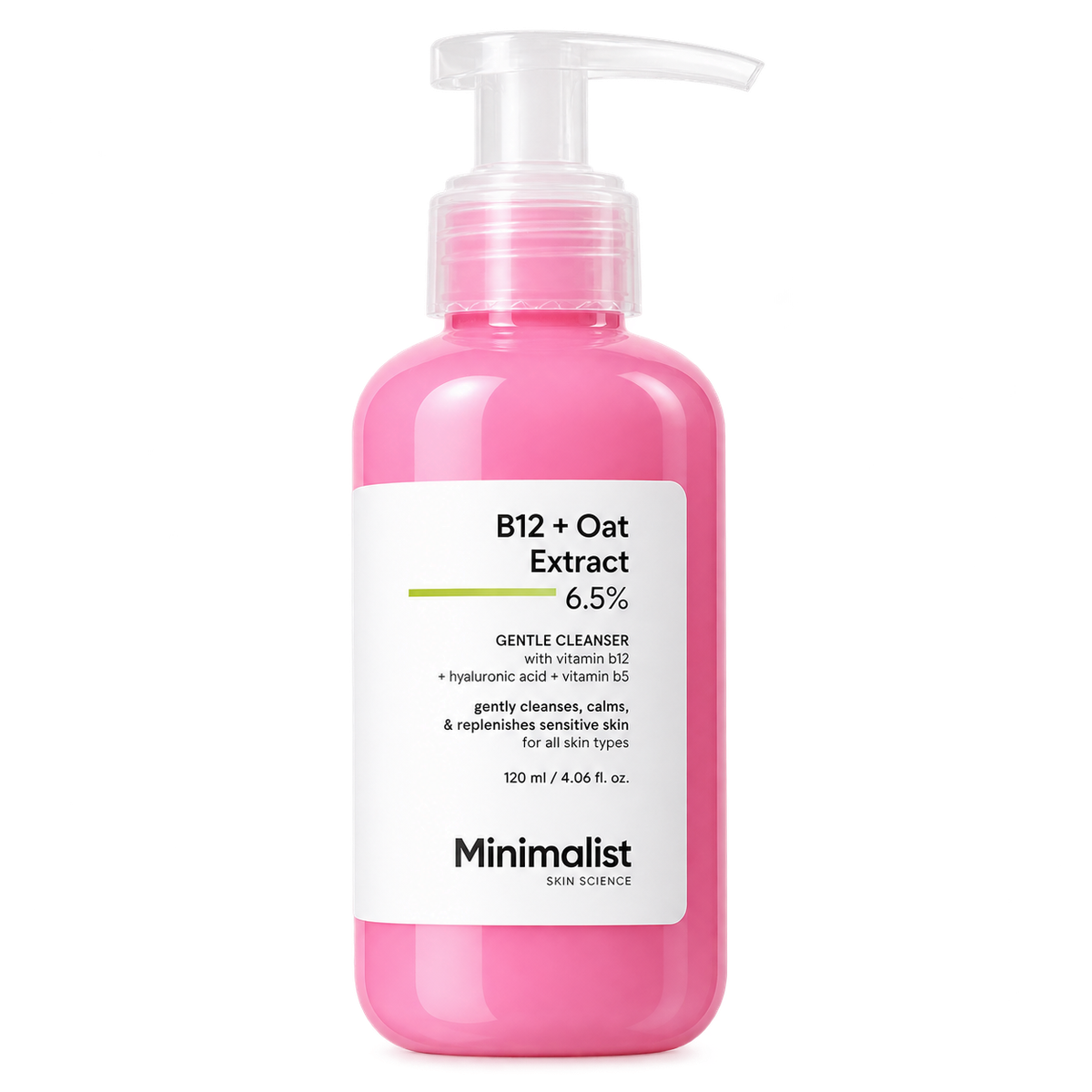 Minimalist Oat Extract 06% Gentle Cleanser 120ml MRP 479