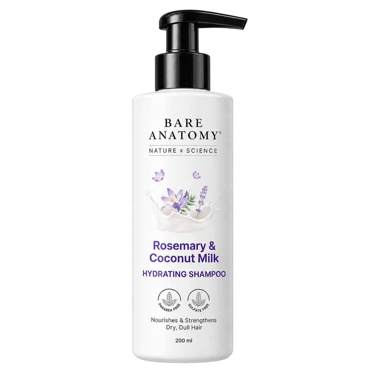 Bare Anatomy Rosemary Hydrating Shampoo 200ml MRP 424