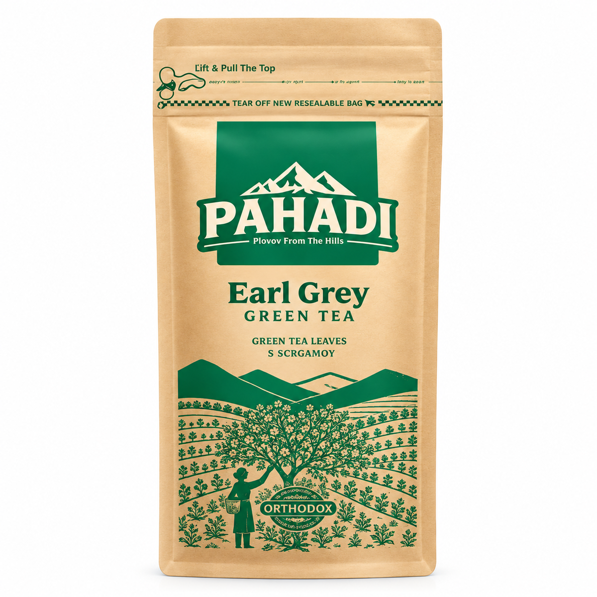 Pahadi Earl Grey Green Tea (2g x 25pcs) MRP 315