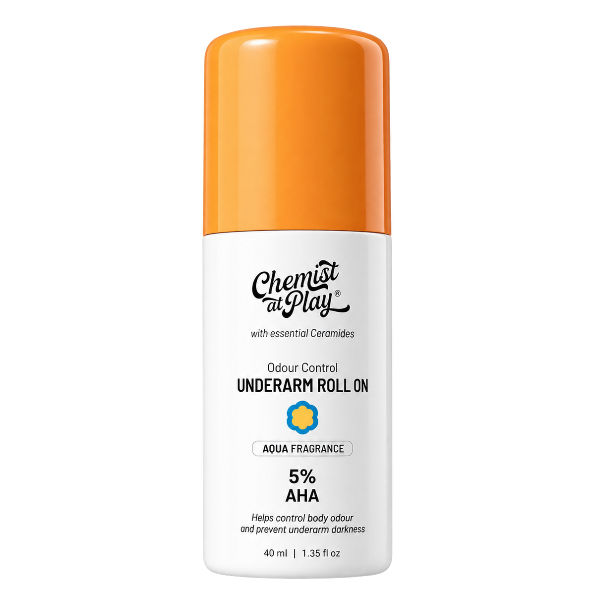 Chemist at Play Under Arm Roll on Aqua - Rectangular MC 40ml MRP 638