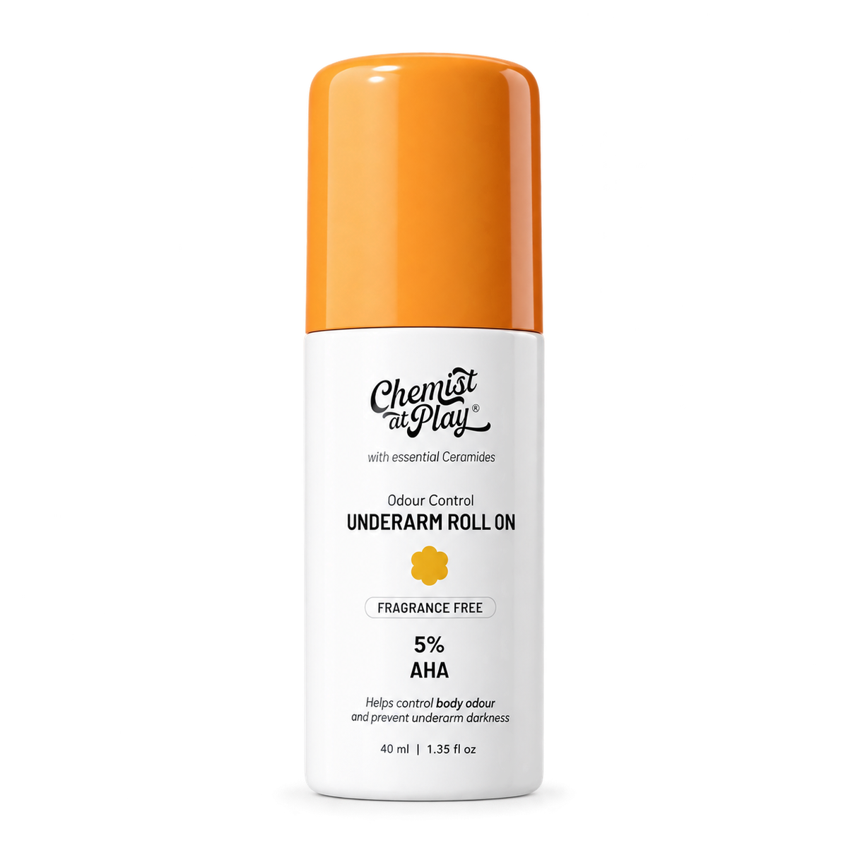 Chemist at Play Under Arm Roll on Fragrance Free - Rectangular MC 40ml MRP 638