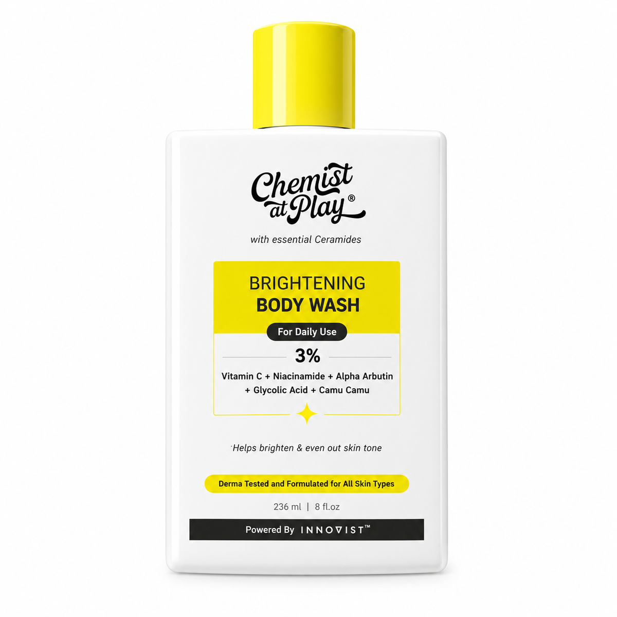 Chemist at Play Brightening Body Wash 236ml MRP 559