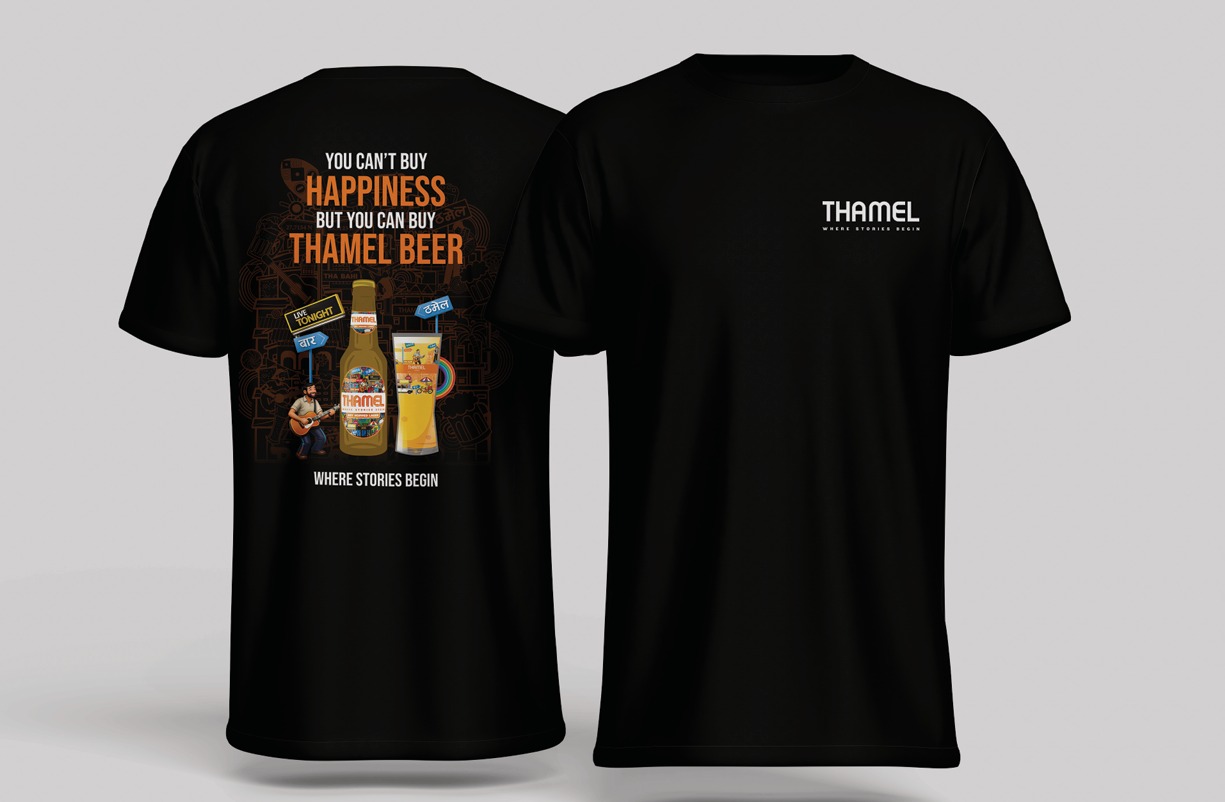 Free Tshirt with Thamel Beer