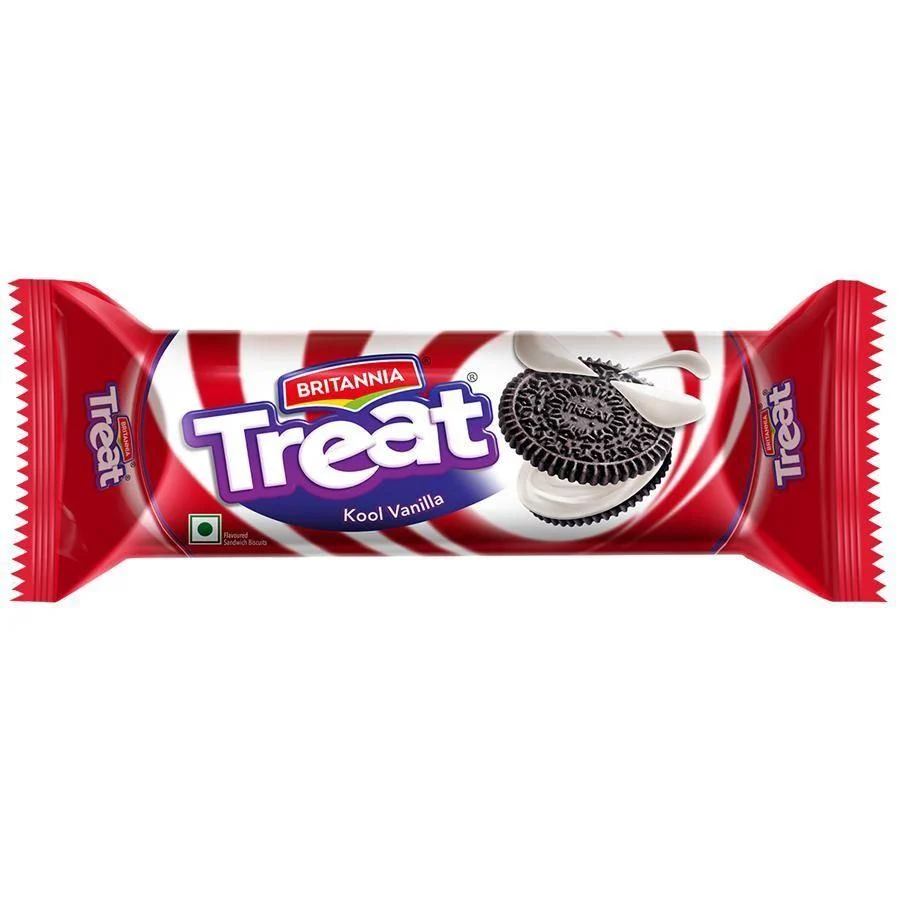 Britannia Treat Kool Vanilla 50 gm Biscuits MRP 25