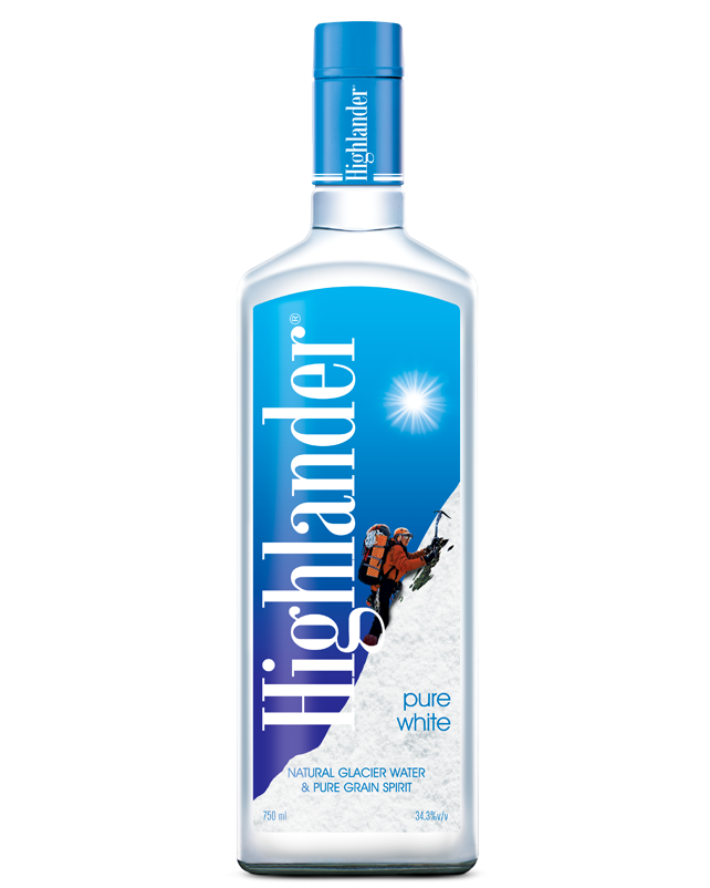 Highlander Pure White Vodka 750mL MRP1140