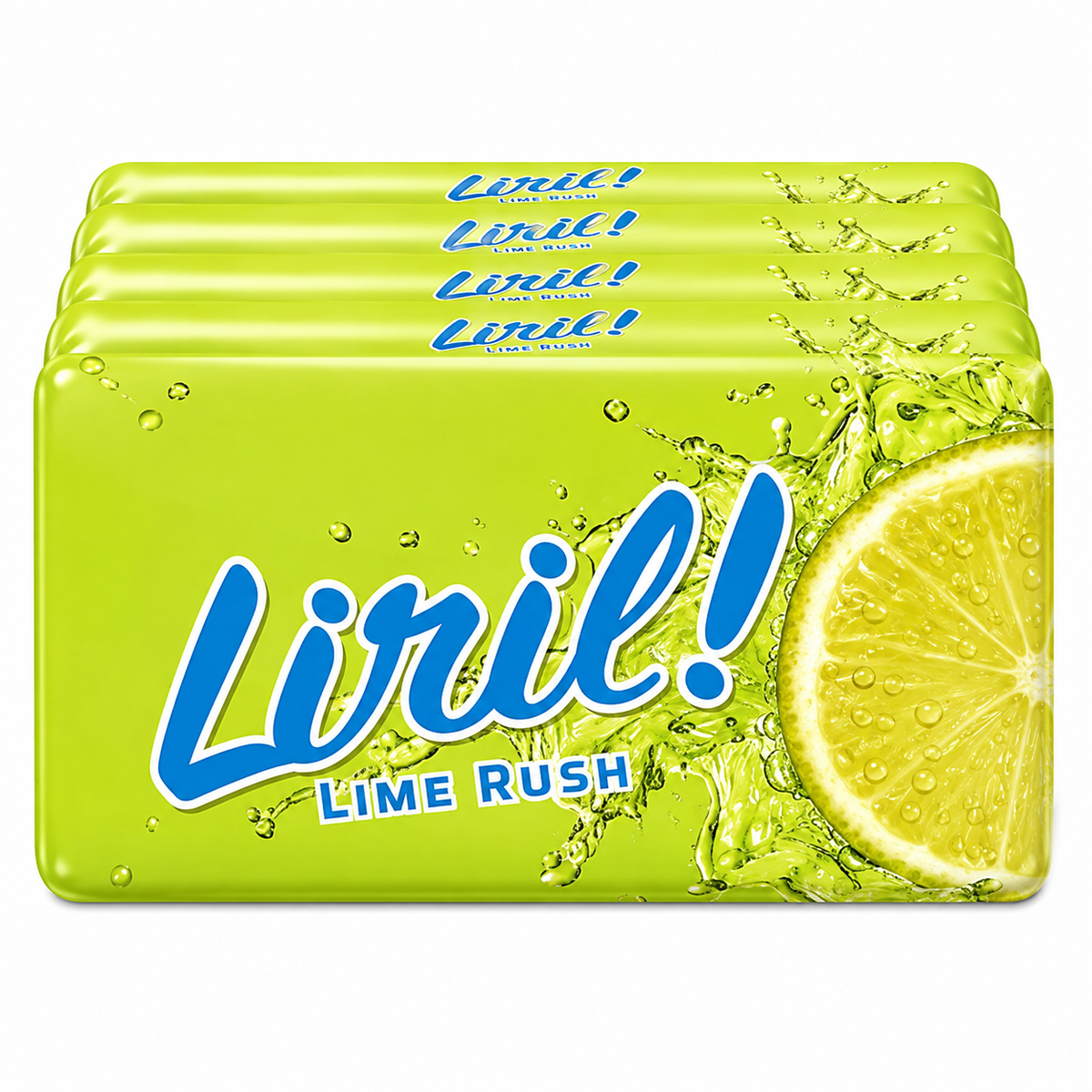Liril Lime Rush Soap Bar (75g x Pack of 4) MRP 160