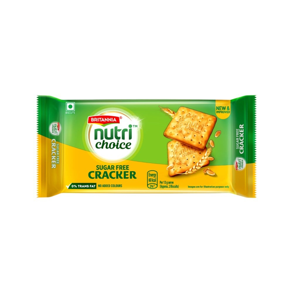 Britannia Nutri Choice Sugarfree Cracker Biscuits 300g MRP 140