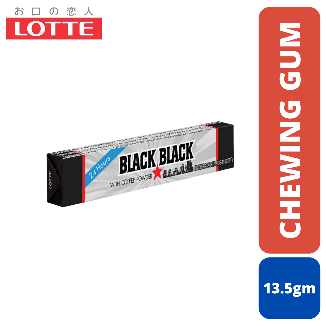 Lotte Black Coffee Flavor Chewing Gum MRP 50