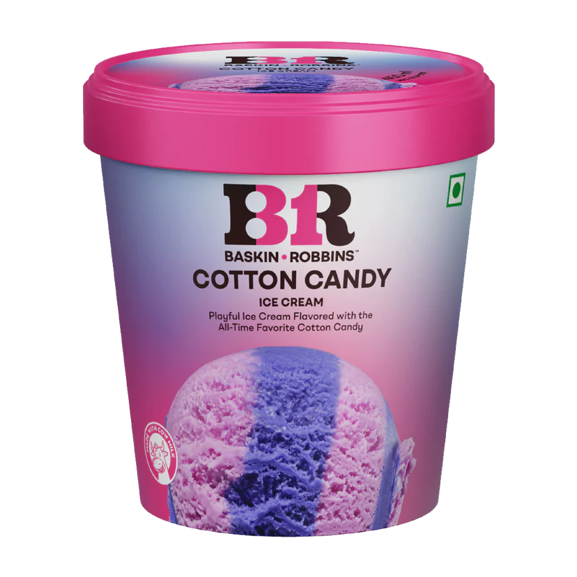 Baskin & Robin Cotton Candy Favourite Tub 450mL MRP 1095