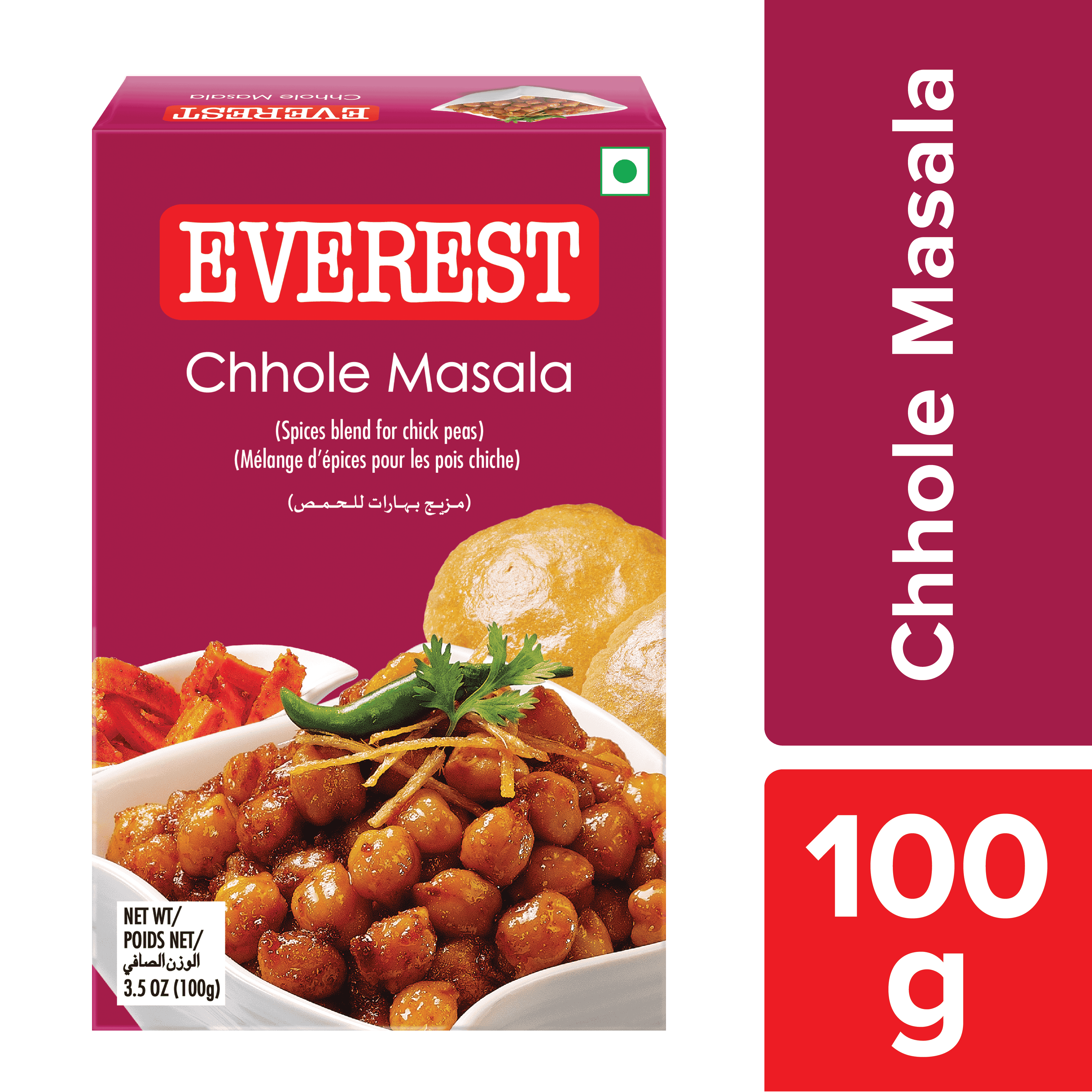 Everest Chhole Masala Powdered Spices 100g MRP 224
