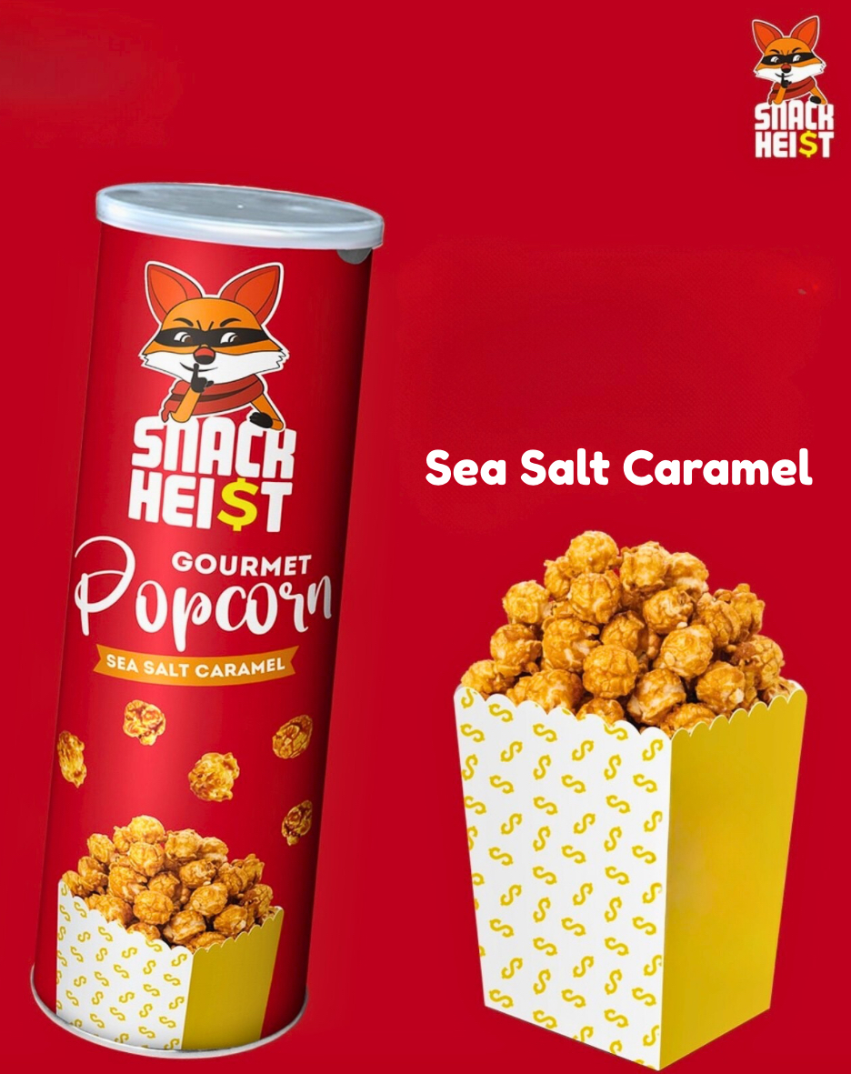 Snackheist Gourmet Popcorn Seasalt Caramel flavor MRP240